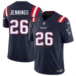 Adult Mens or Youths Select Terrell Jennings Navy Vapor Stitched Jersey